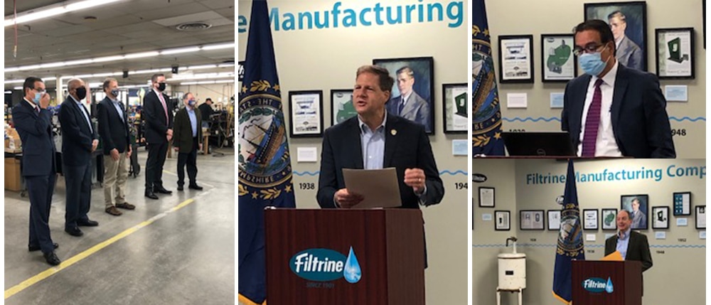 New Hampshire Manufacturing Month 2020 Kicks off at Filtrine Manufacturing Company